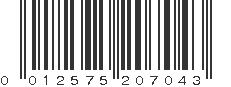 UPC 012575207043