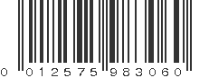 UPC 012575983060