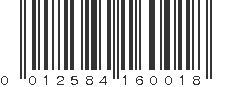 UPC 012584160018