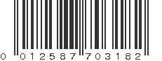 UPC 012587703182