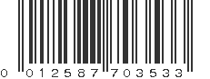 UPC 012587703533