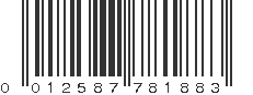 UPC 012587781883