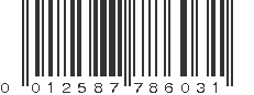 UPC 012587786031