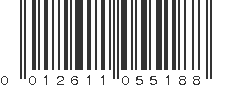 UPC 012611055188