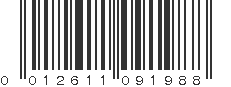 UPC 012611091988