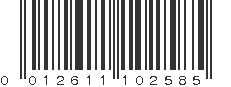 UPC 012611102585