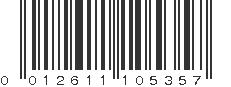 UPC 012611105357