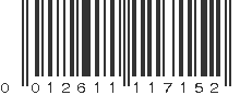 UPC 012611117152