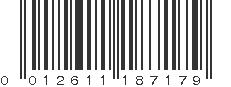 UPC 012611187179