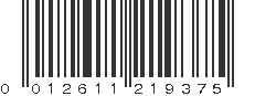 UPC 012611219375