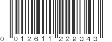 UPC 012611229343