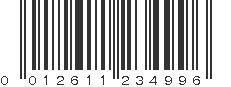 UPC 012611234996