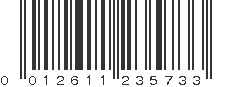 UPC 012611235733