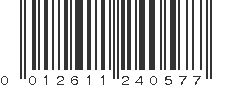 UPC 012611240577