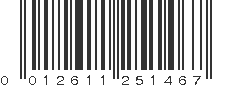 UPC 012611251467