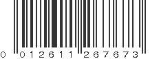 UPC 012611267673