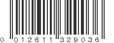 UPC 012611329036