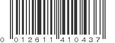 UPC 012611410437