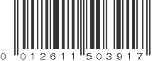 UPC 012611503917