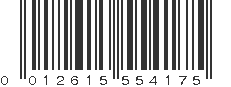 UPC 012615554175