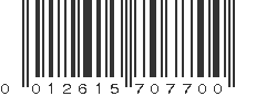 UPC 012615707700