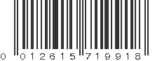 UPC 012615719918