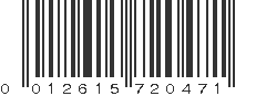 UPC 012615720471