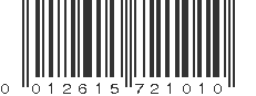 UPC 012615721010