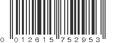 UPC 012615752953