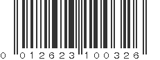 UPC 012623100326