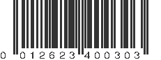 UPC 012623400303