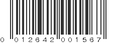 UPC 012642001567