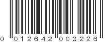 UPC 012642003226