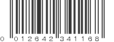 UPC 012642341168