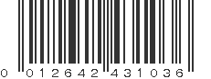 UPC 012642431036