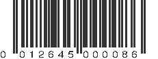 UPC 012645000086
