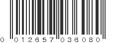 UPC 012657036080