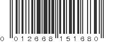 UPC 012668151680