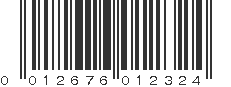 UPC 012676012324