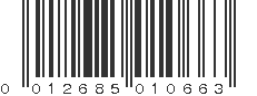 UPC 012685010663