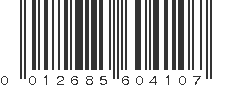 UPC 012685604107