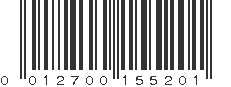 UPC 012700155201