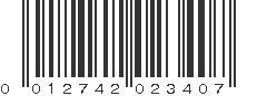 UPC 012742023407