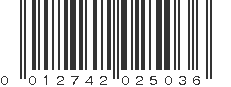 UPC 012742025036