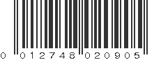 UPC 012748020905