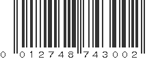 UPC 012748743002