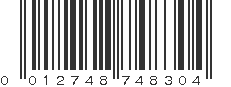 UPC 012748748304