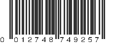 UPC 012748749257