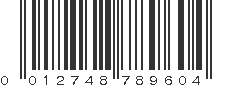 UPC 012748789604