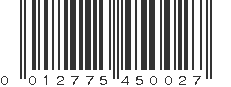 UPC 012775450027